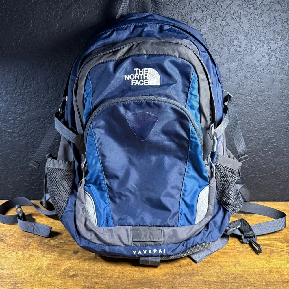 The North Face Yavapai Navy Blue Nylon Backpack Unisex One Size